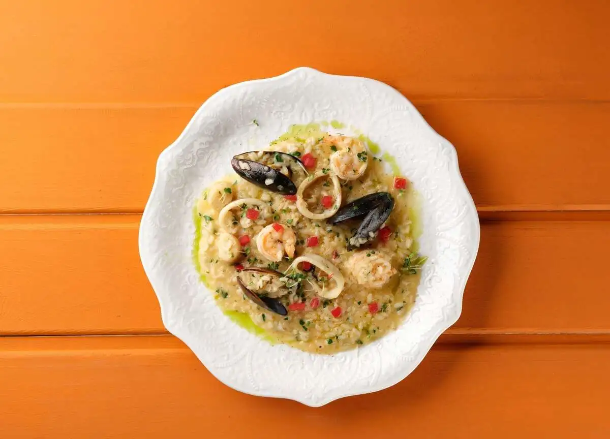 Ризотто с морепродуктами