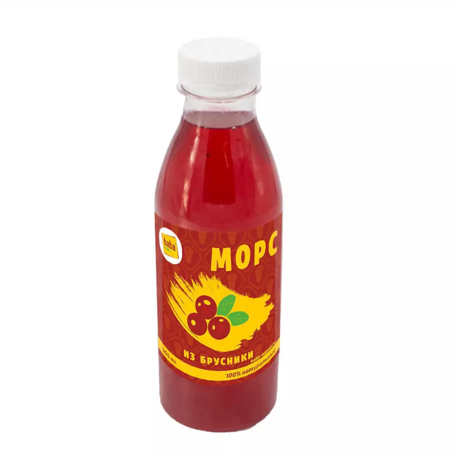 Морс из брусники 500 мл С.