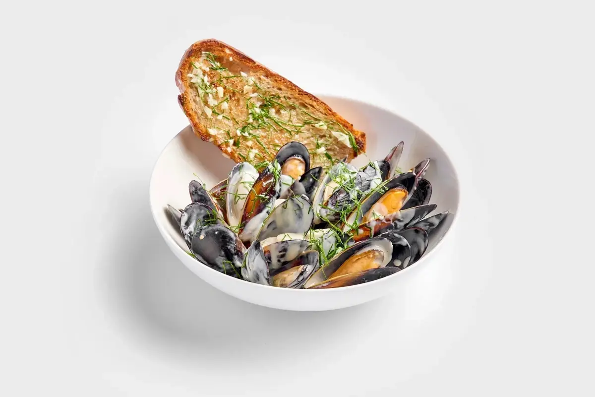 Мидии "4 сыра"