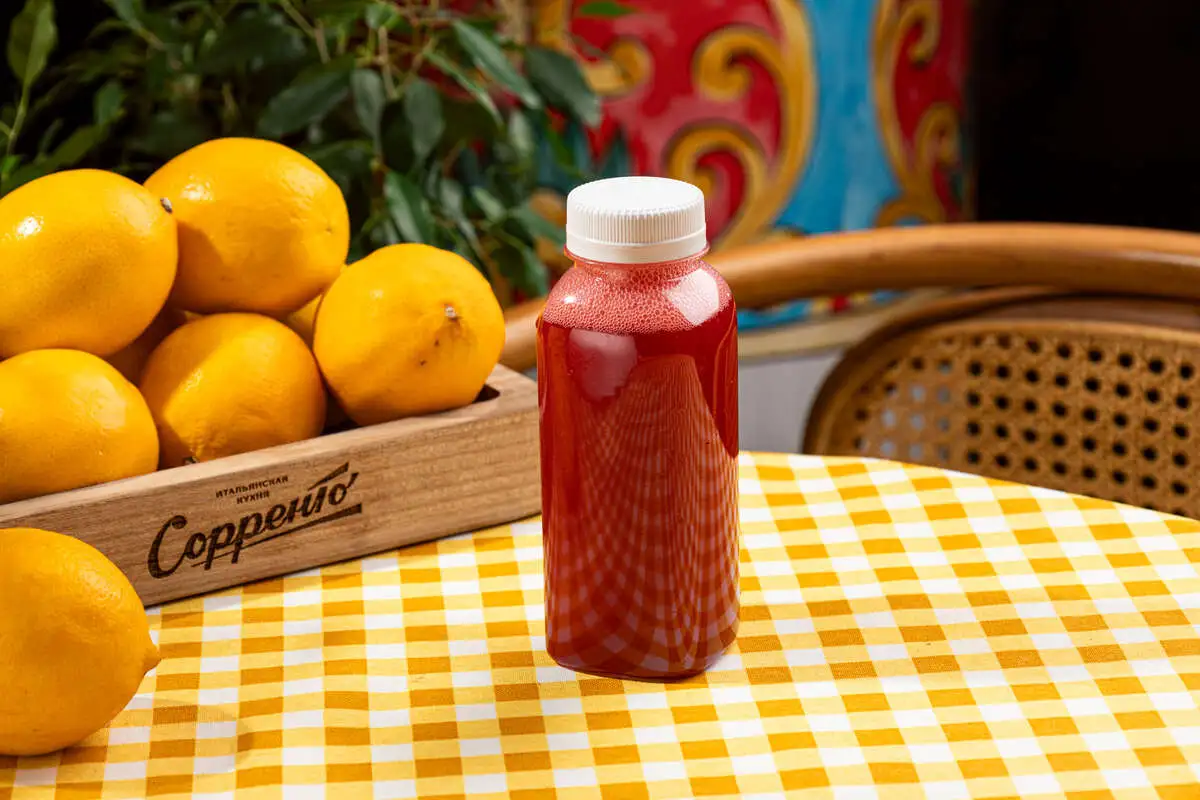 Лимонад Малина-маракуйя 