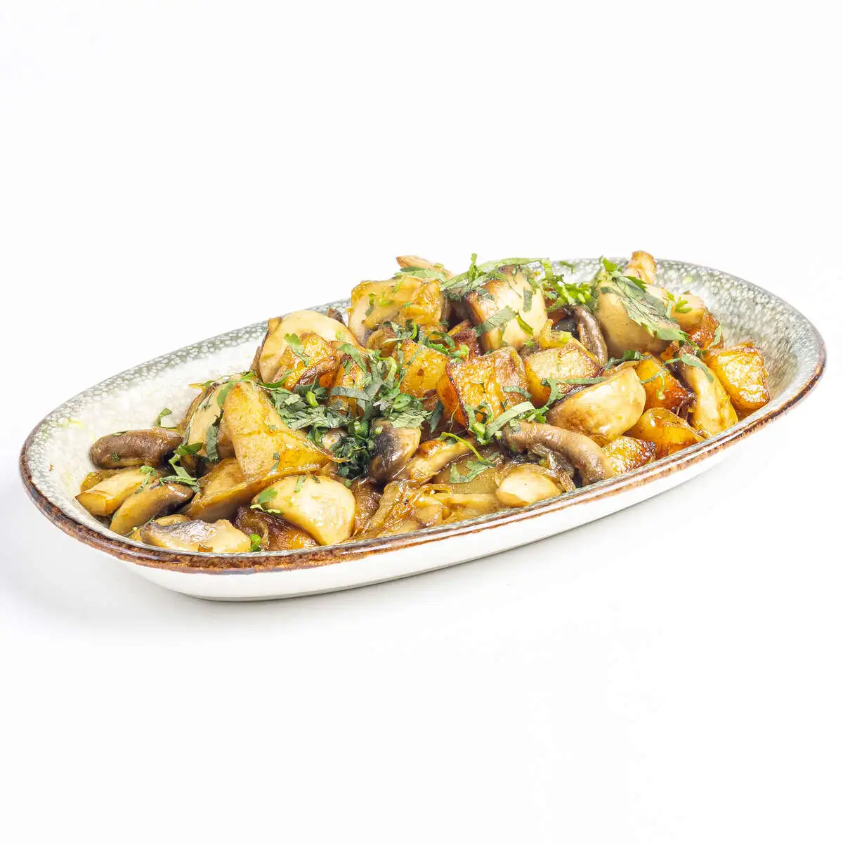 Картофель с грибами