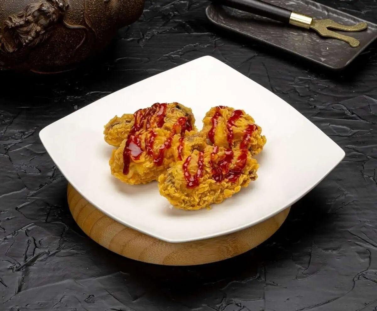 Крылышки с острым соусом Кимчи