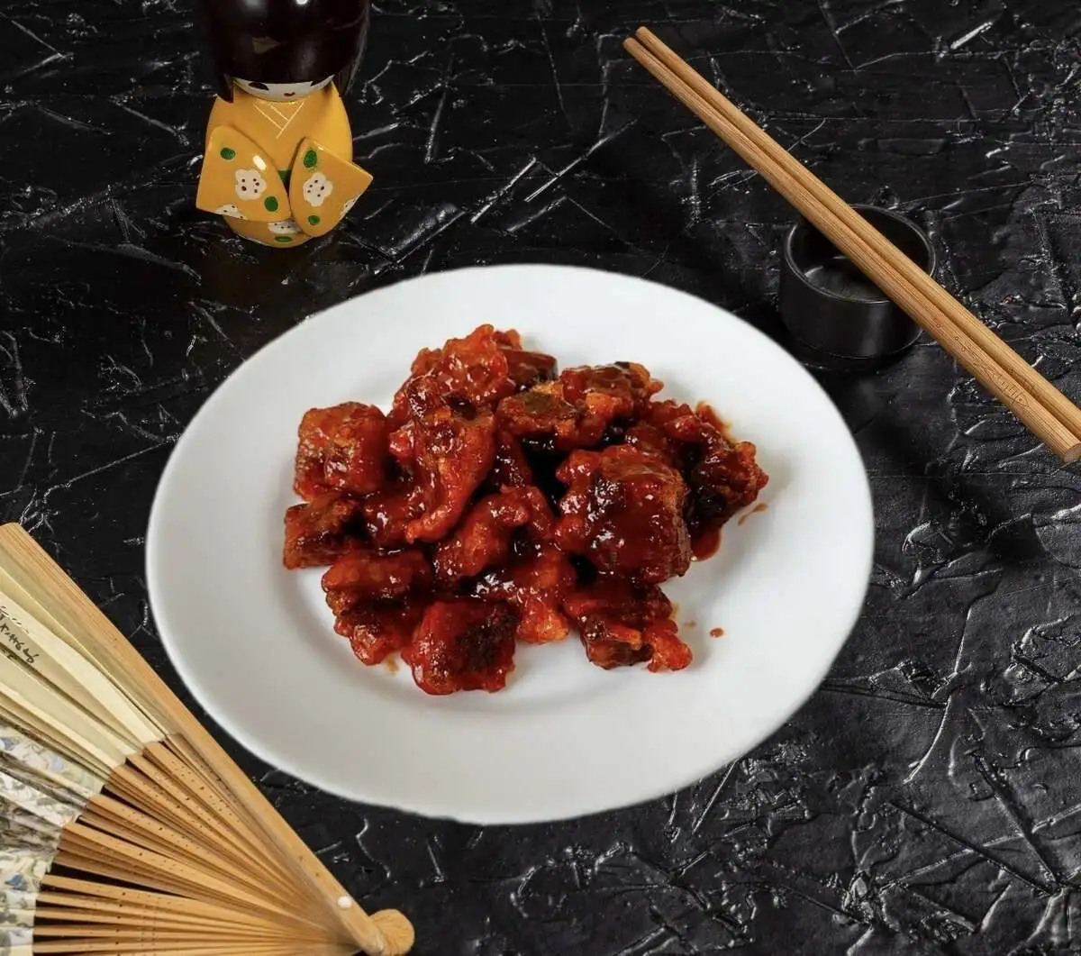 Хрящи свиные в кисло-сладком соусе