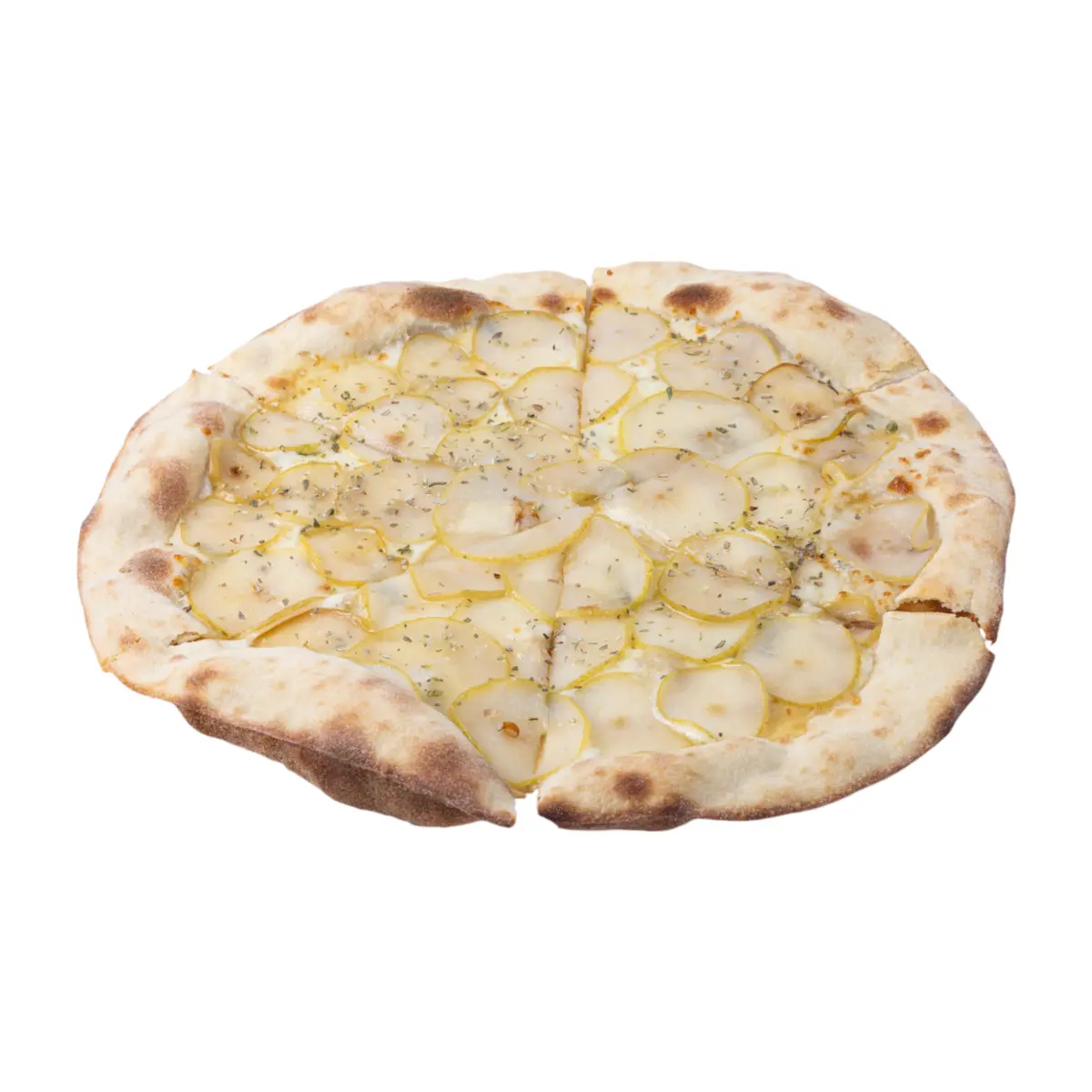 Пицца с горгонзолой и грушей