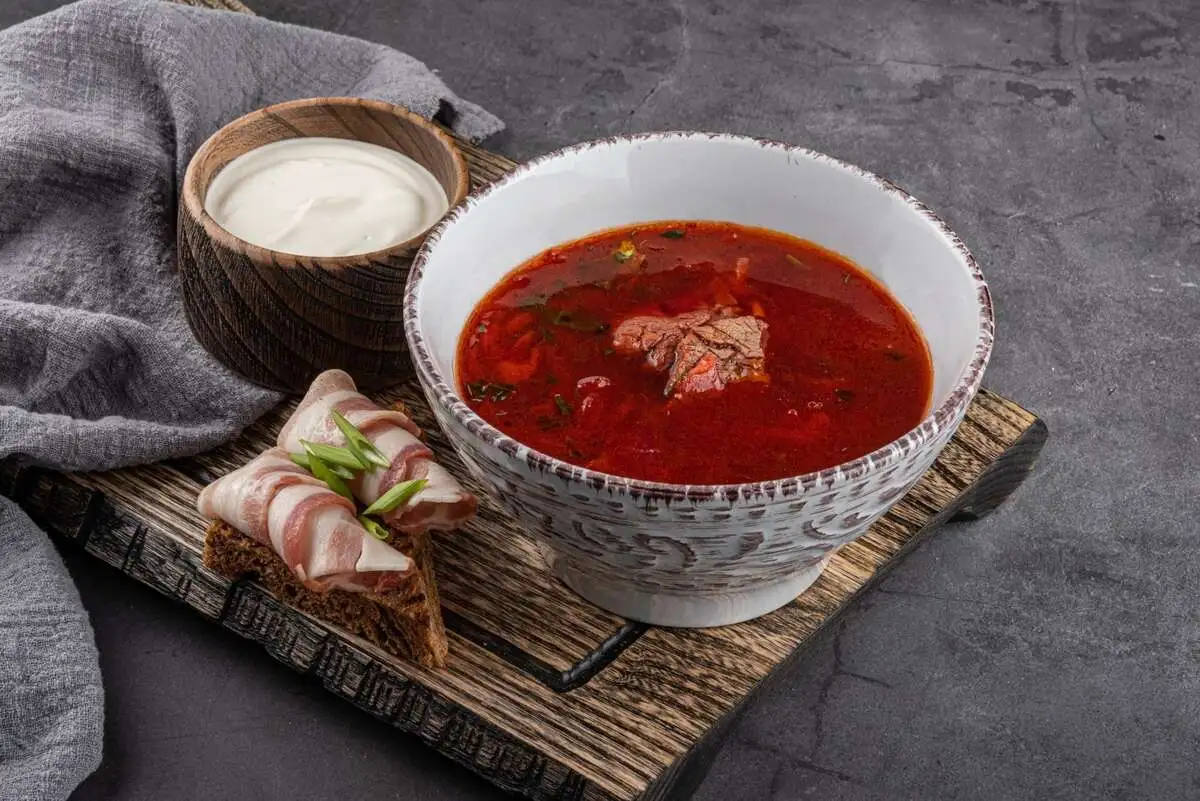 Борщ с говядиной