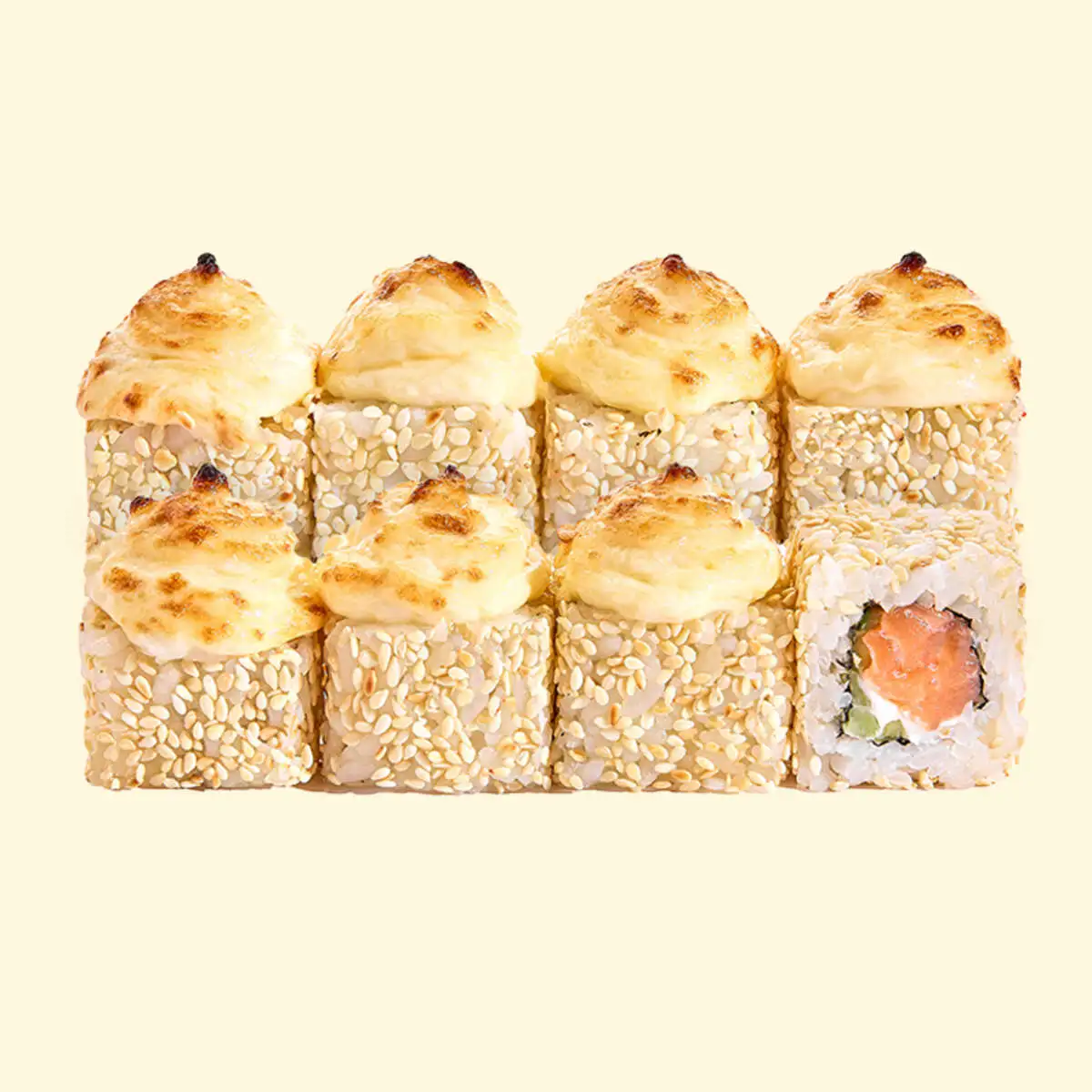 Запеченный лосось с кунжутом