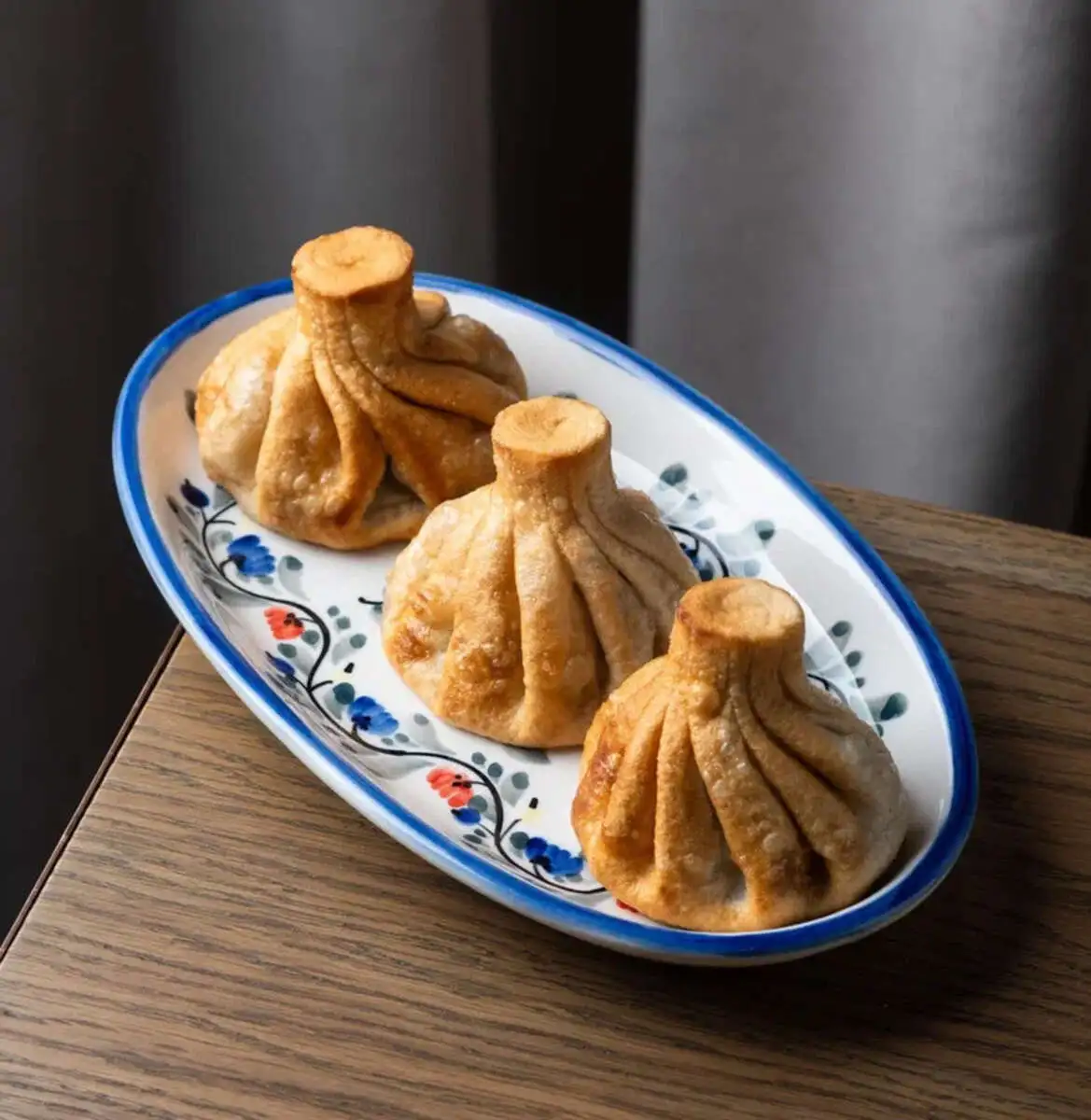 Хинкали жареные с говядиной 3 шт