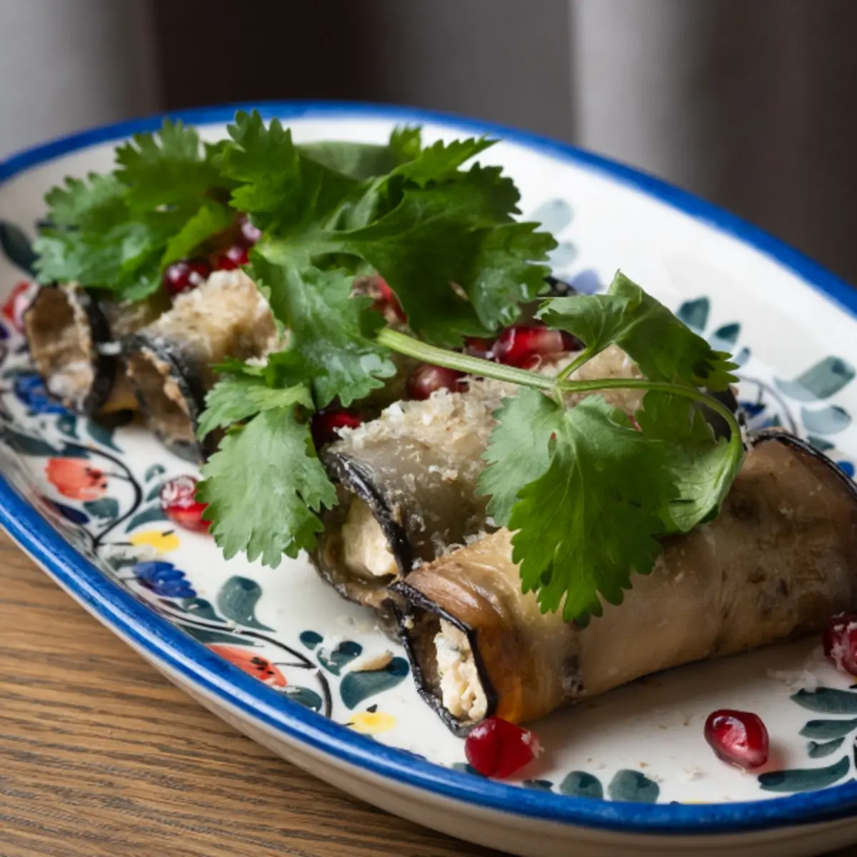 Рулетики из баклажанов