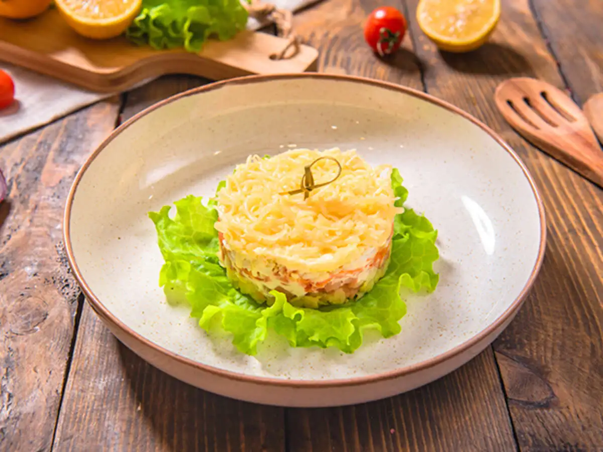 Мимоза с горбушей