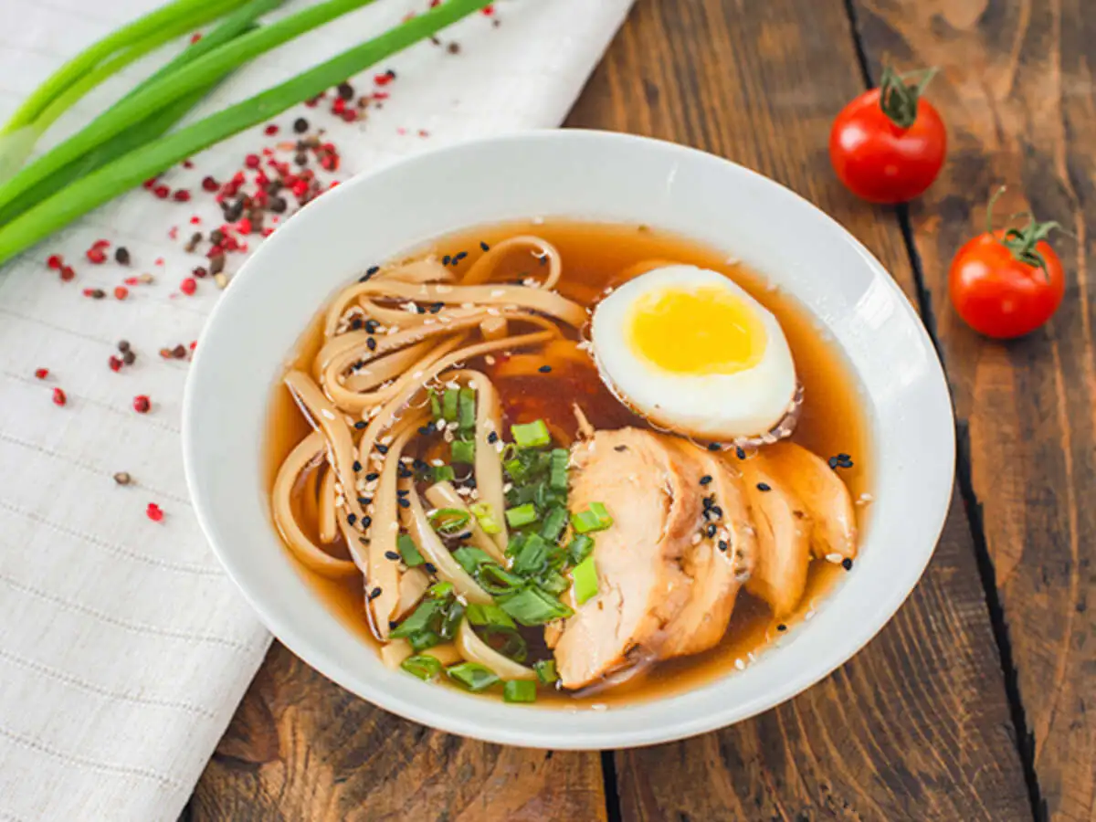 Суп Рамен с курицей