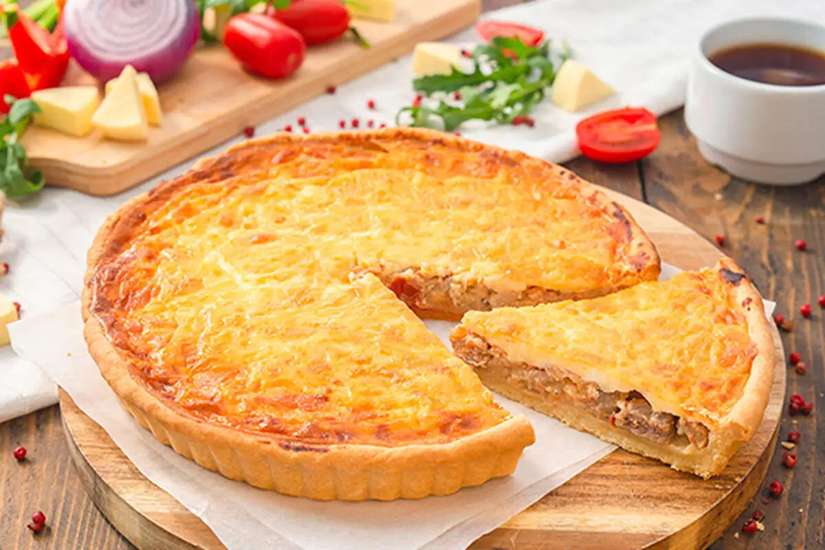 Киш с индейкой