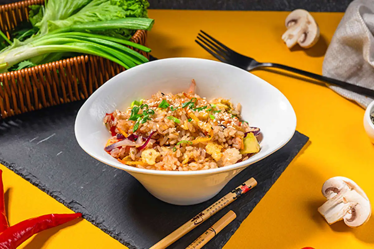 Тяхан с овощами