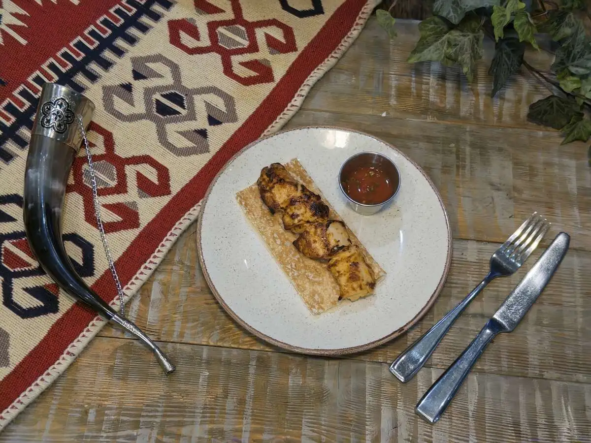 Шашлык из филе цыпленка