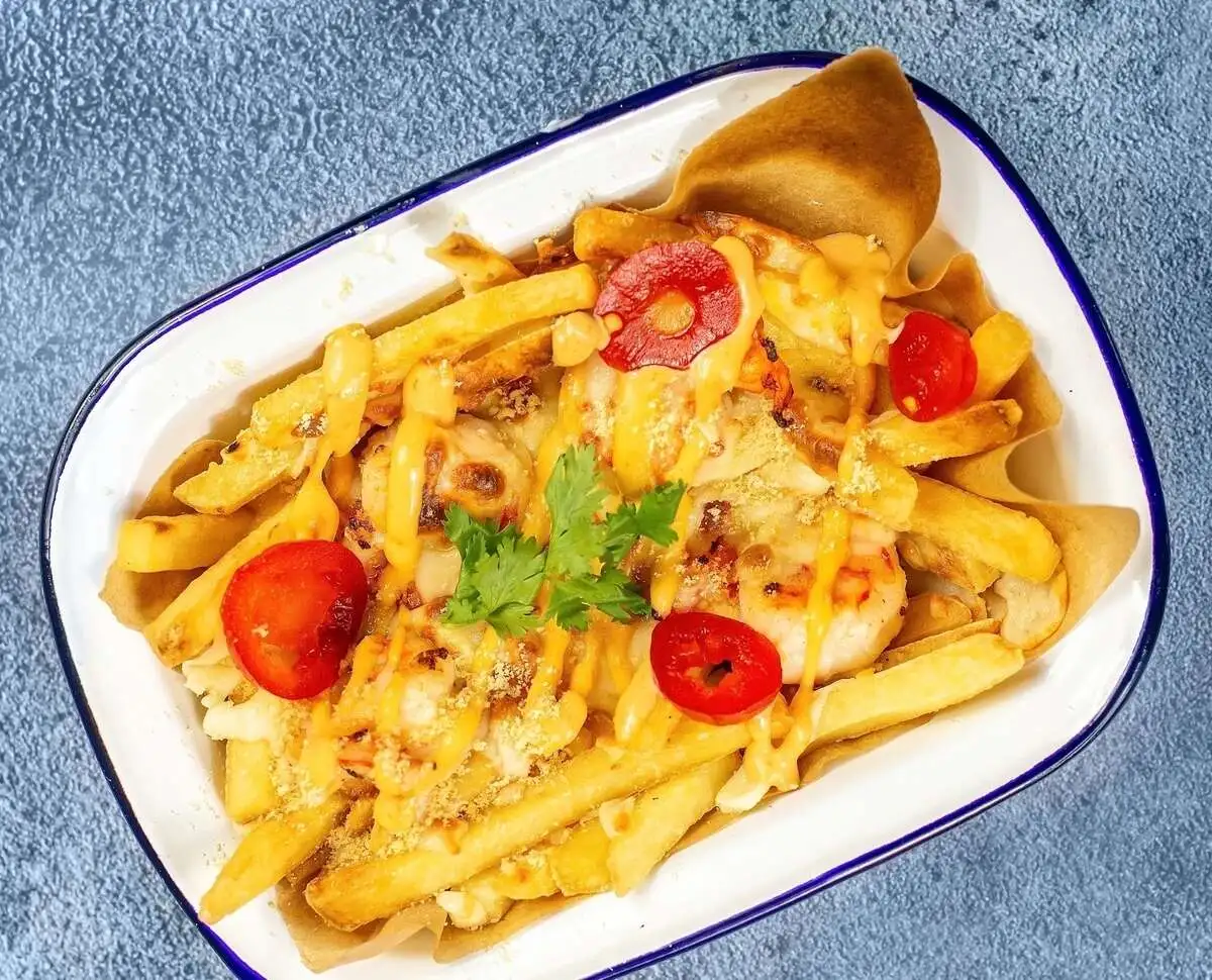  фри с креветками