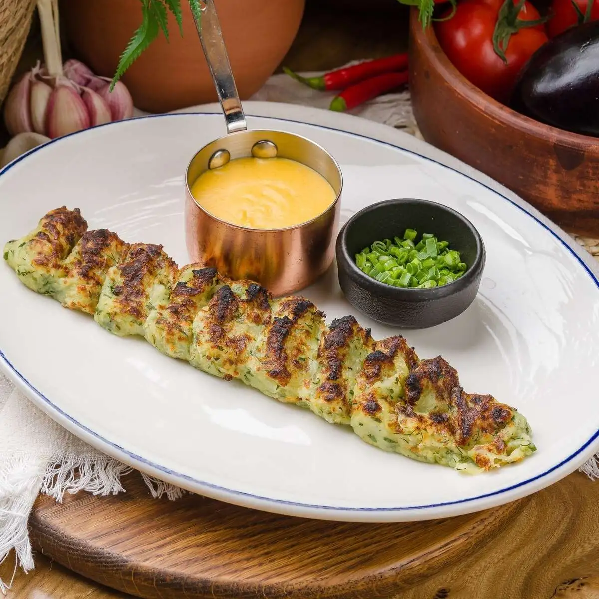 Кебаб из фермерского картофеля