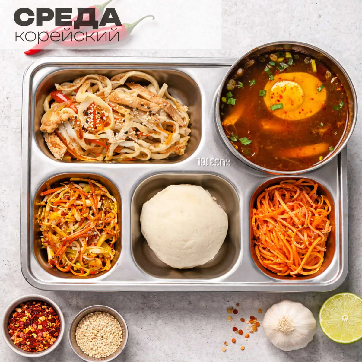 Корейский ланч (среда)