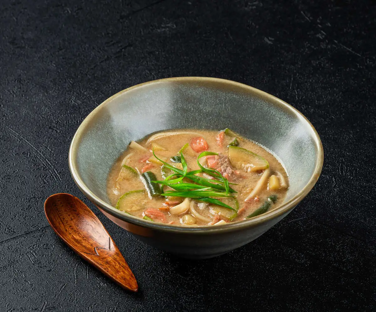 Супчик с лососем