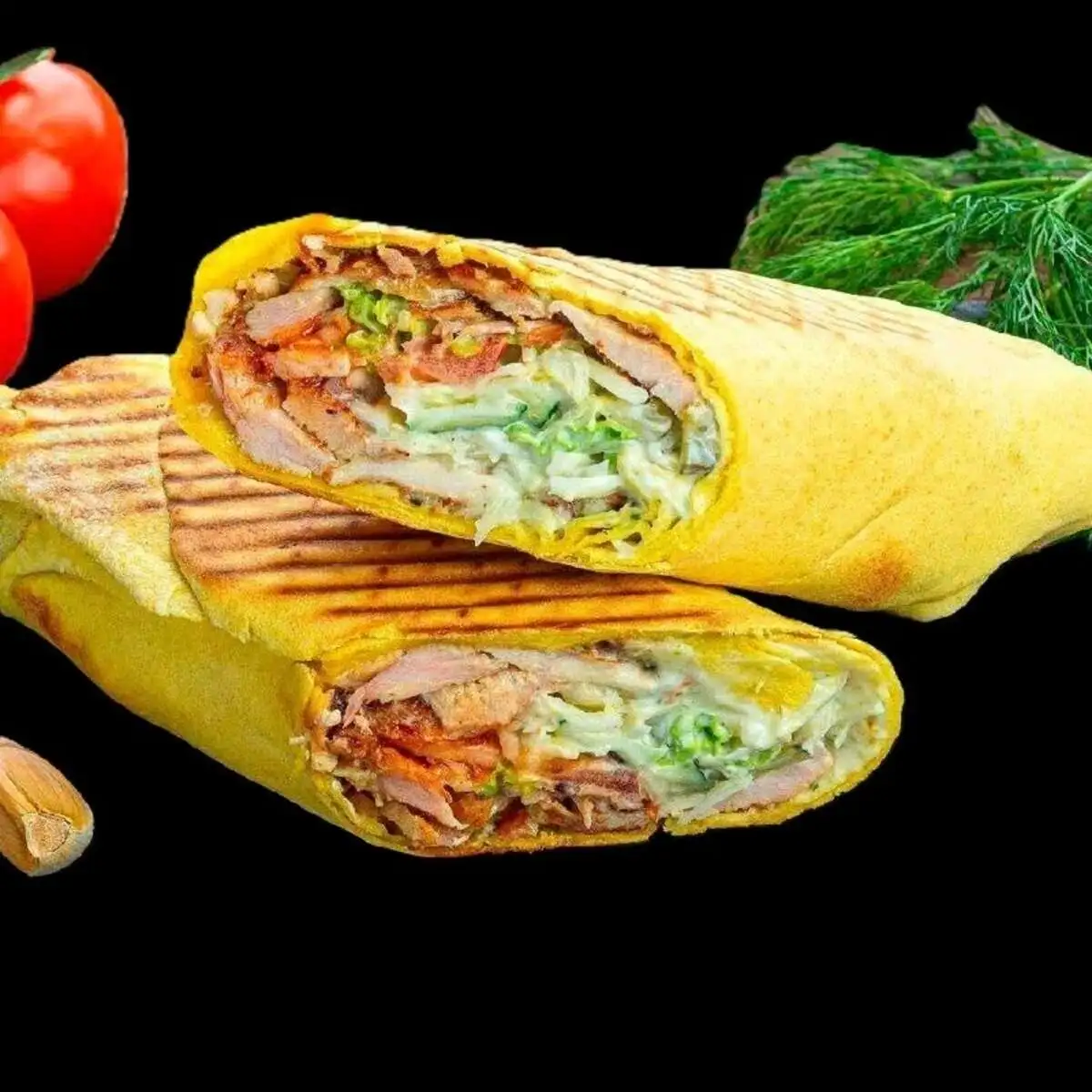 Шаурма Цезарь в лаваше на выбор