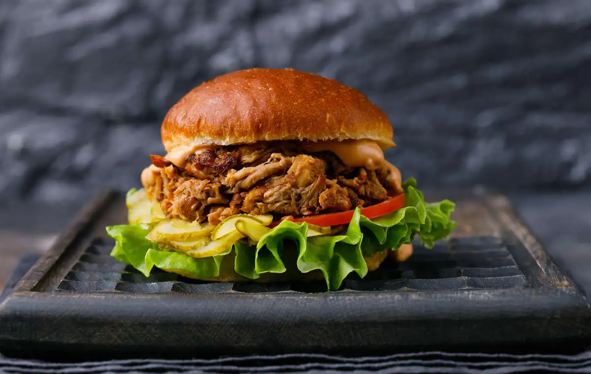 Бургер с рваниной