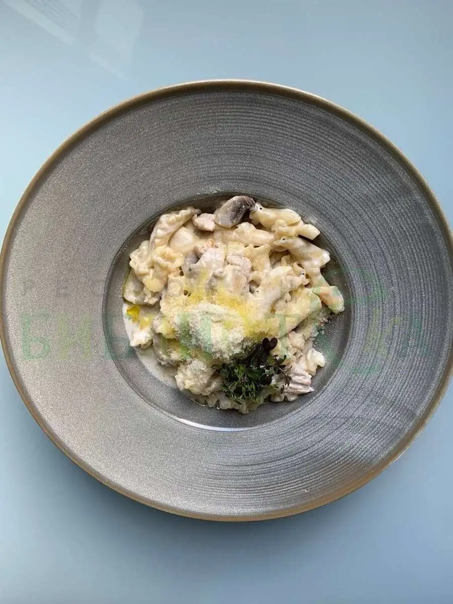 Кампанелле с индейкой и грибами