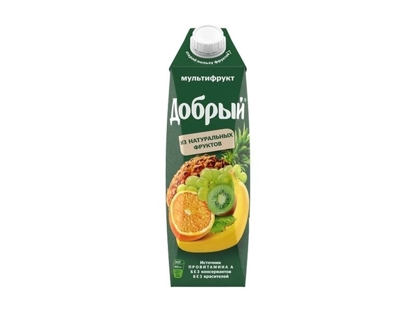 Сок Добрый мультифрукт 1 л