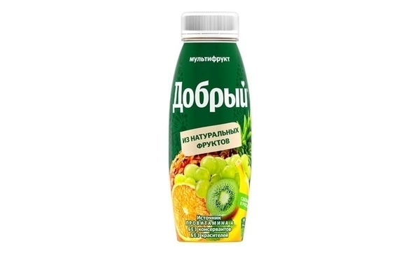 Сок Добрый мультифрукт 0,33л