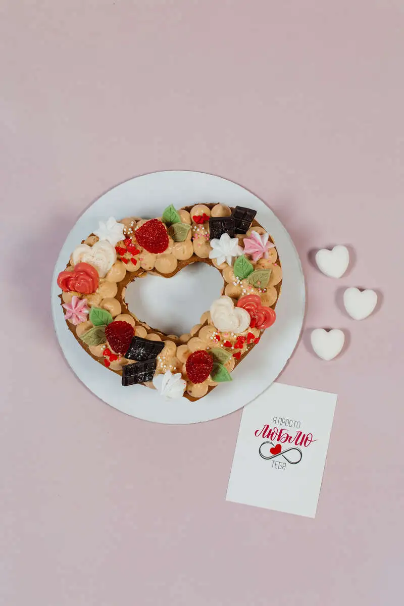 Торт Валентинка Медовое сердце 300 гр