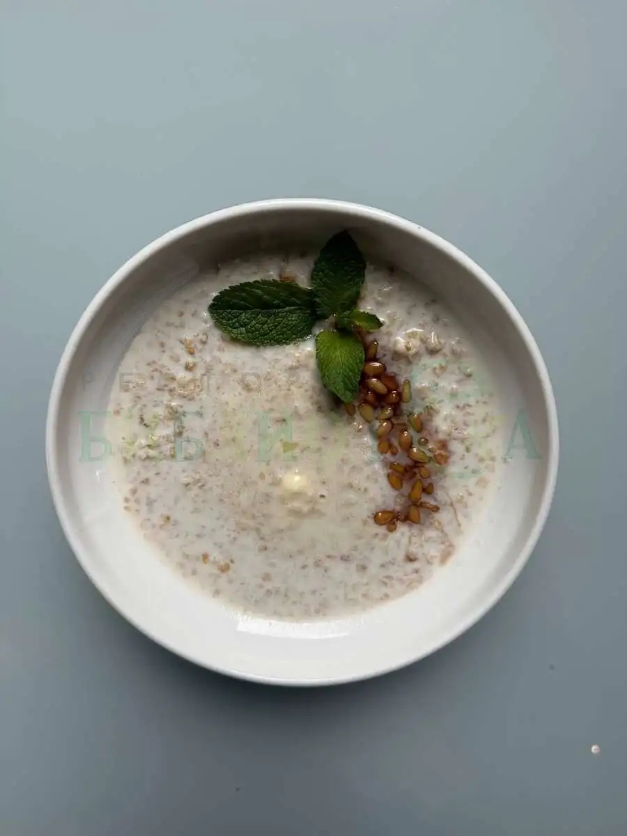 Кашка овсяная на кокосовом молоке