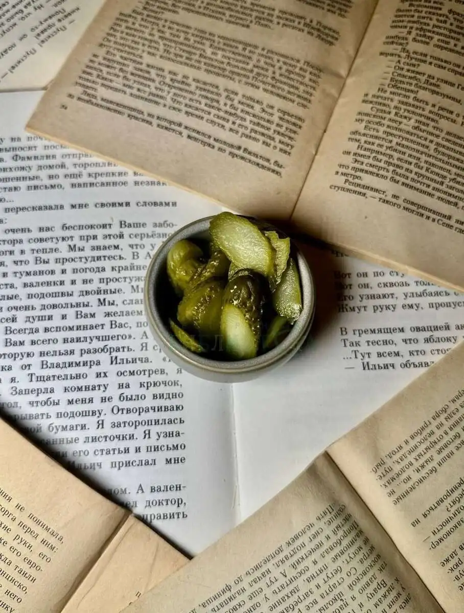 Огурчики соленые