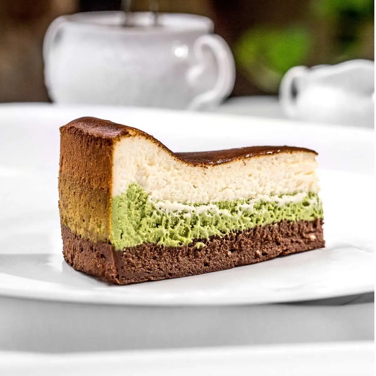 Чизкейк Ваниль-фисташка-шоколад