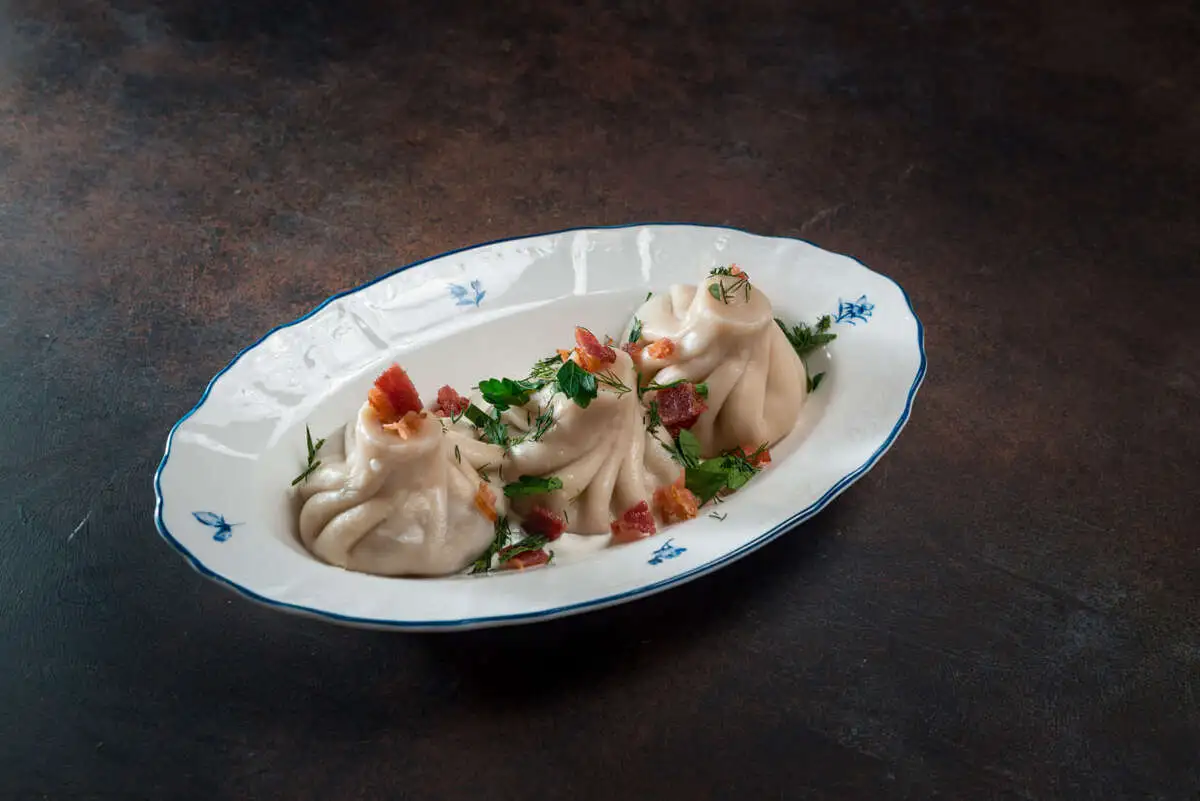 Хинкалики с картошечкой и грибами