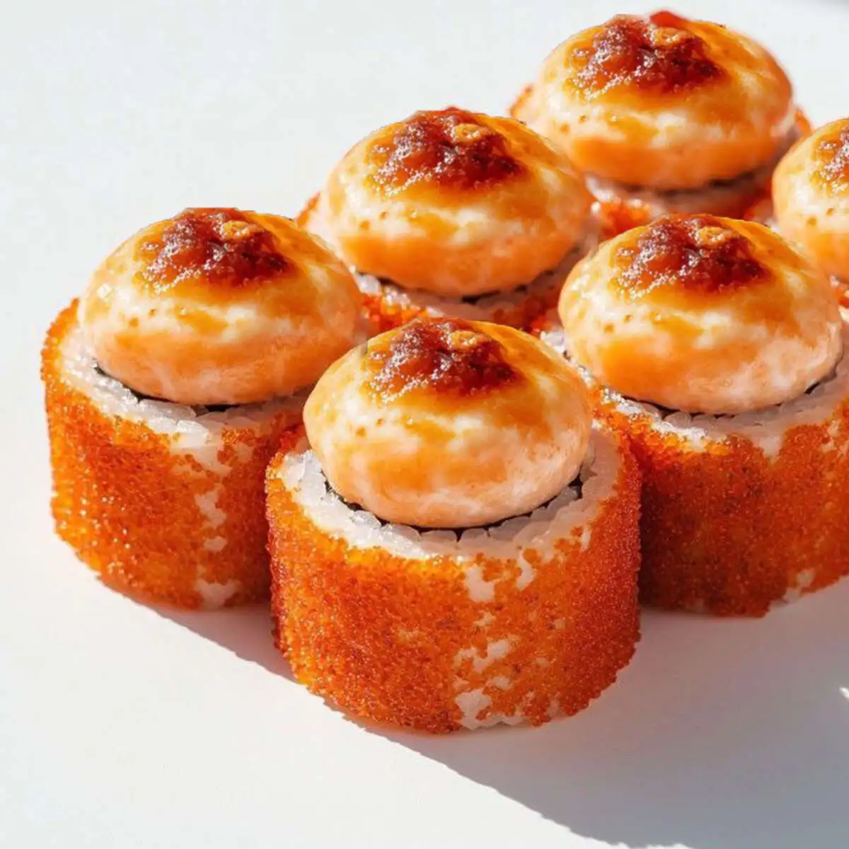 Роллы "Креветка" запеченные 