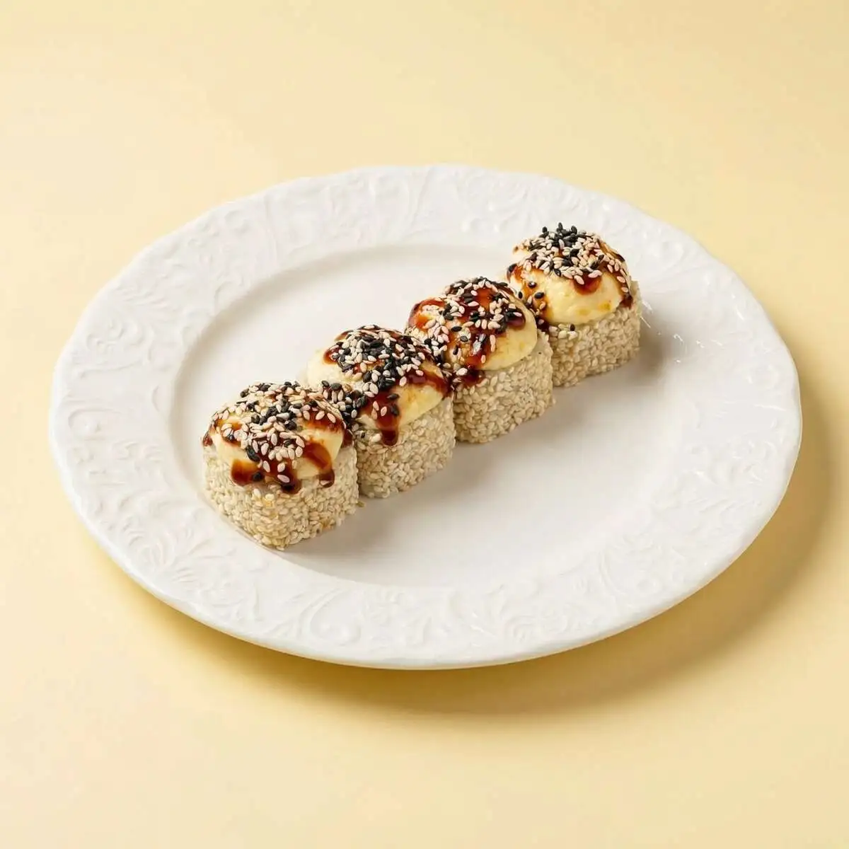 Запеченный лосось с кунжутом