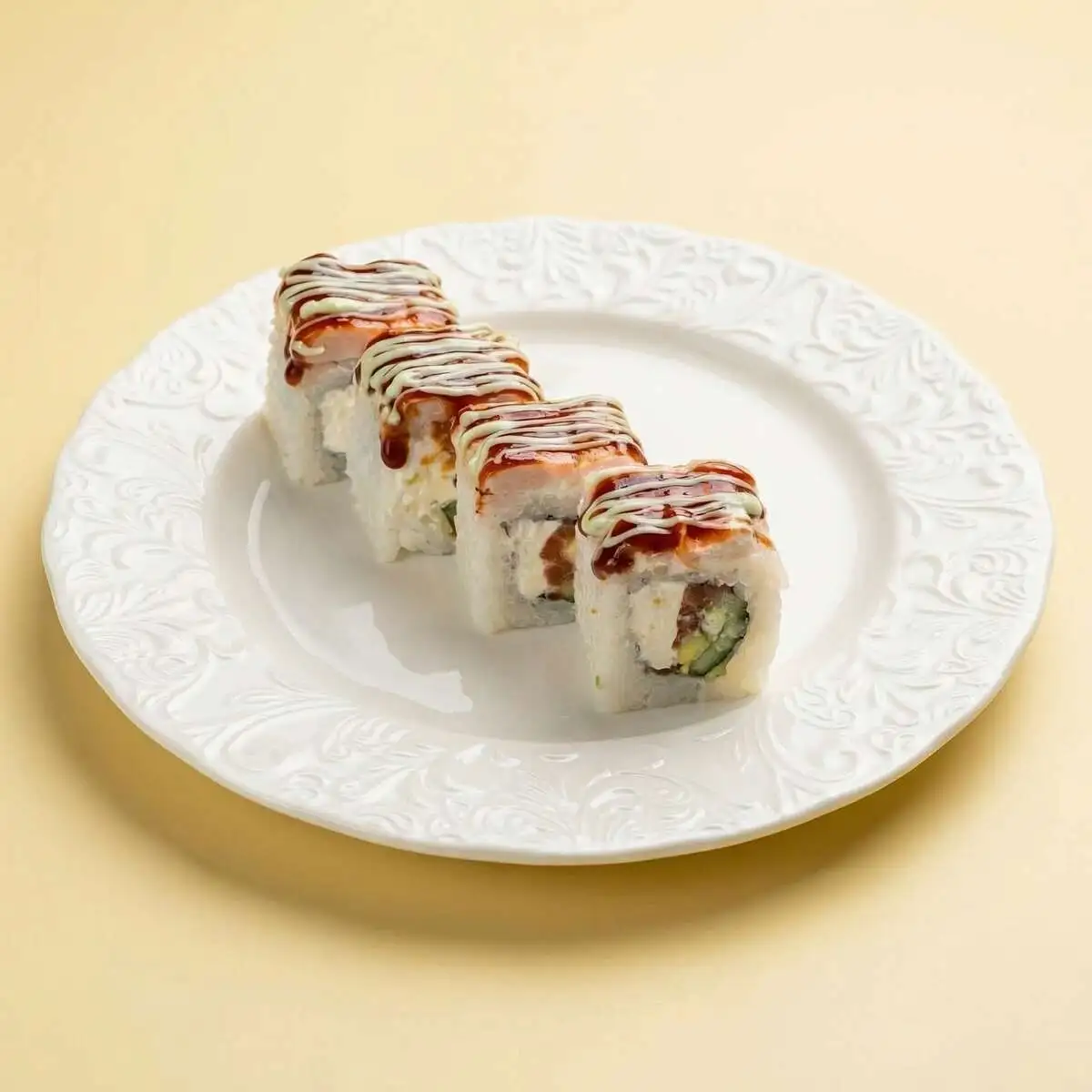 Ролл Креветка с лососем