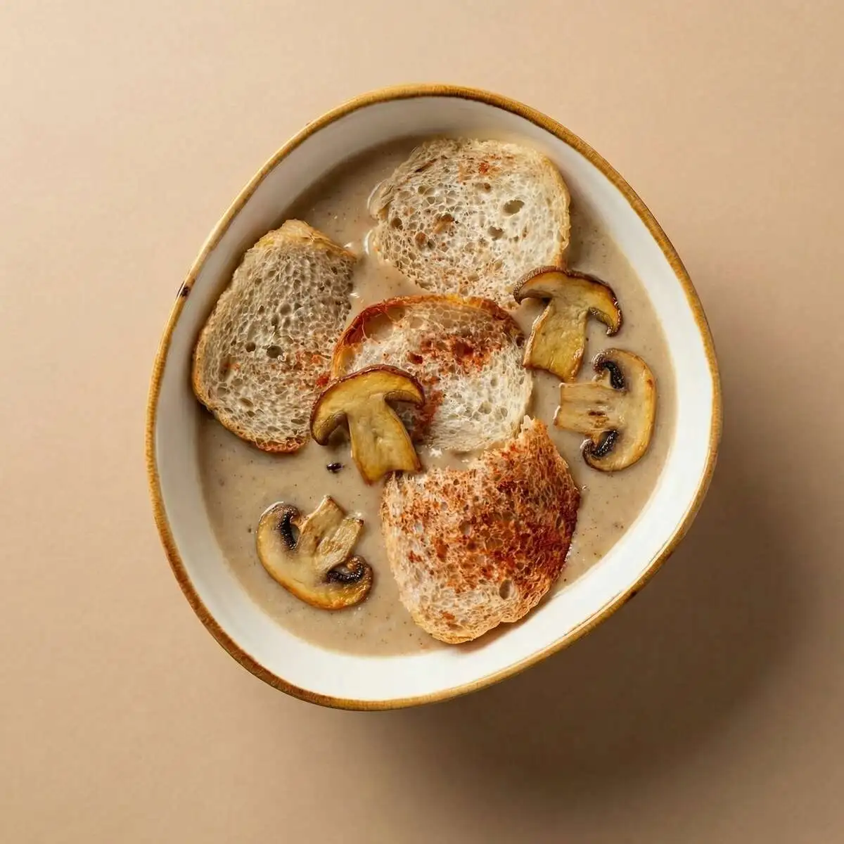 Суп-крем грибной