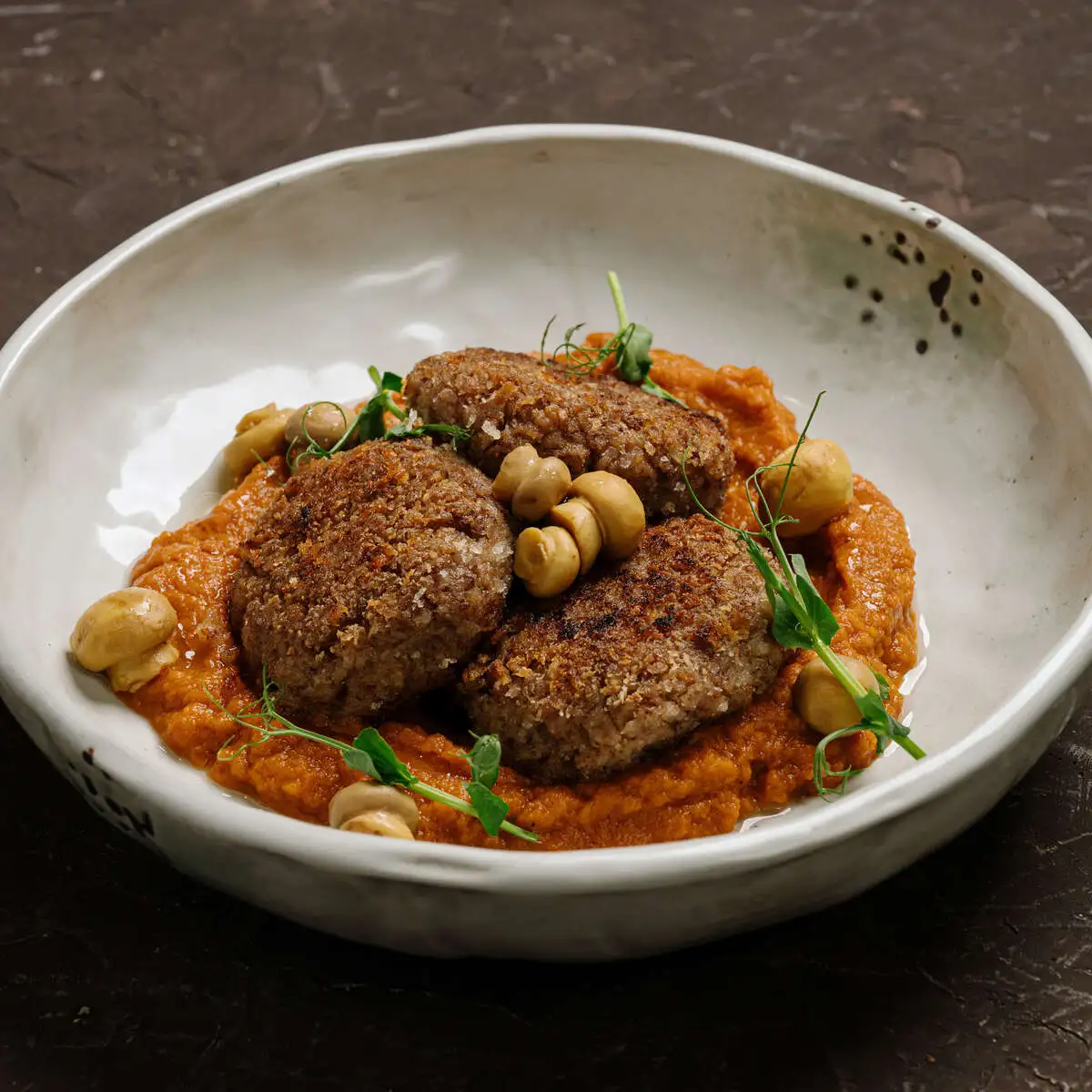  Гречневые котлеты с кабачковой икрой