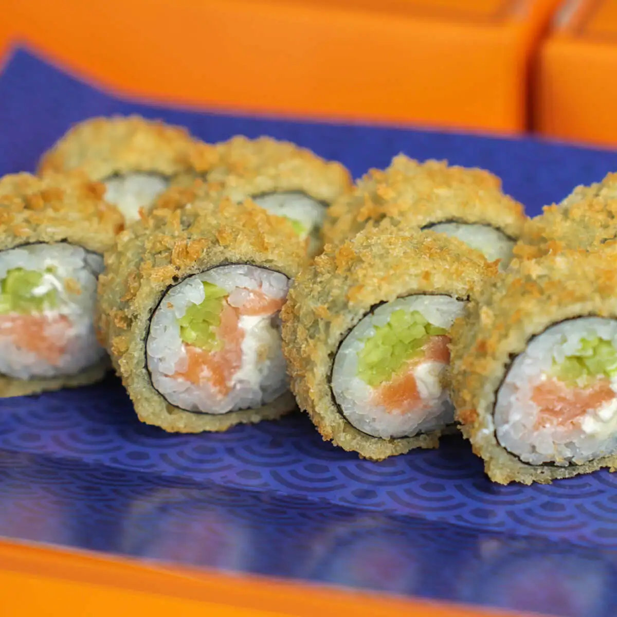 Темпура с лососем