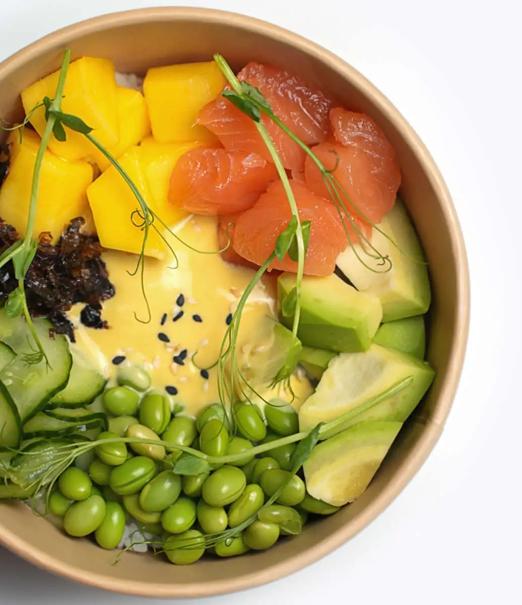 Поке с лососем