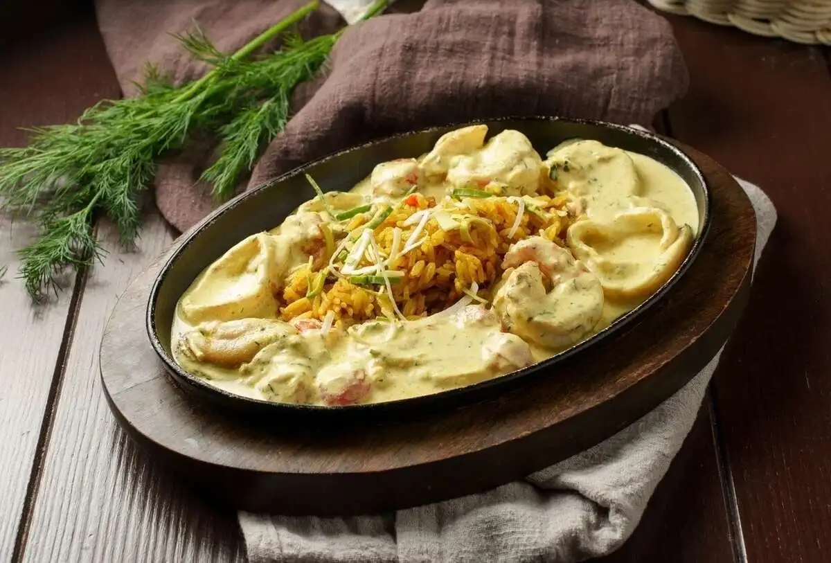 Сковородка с морепродуктами