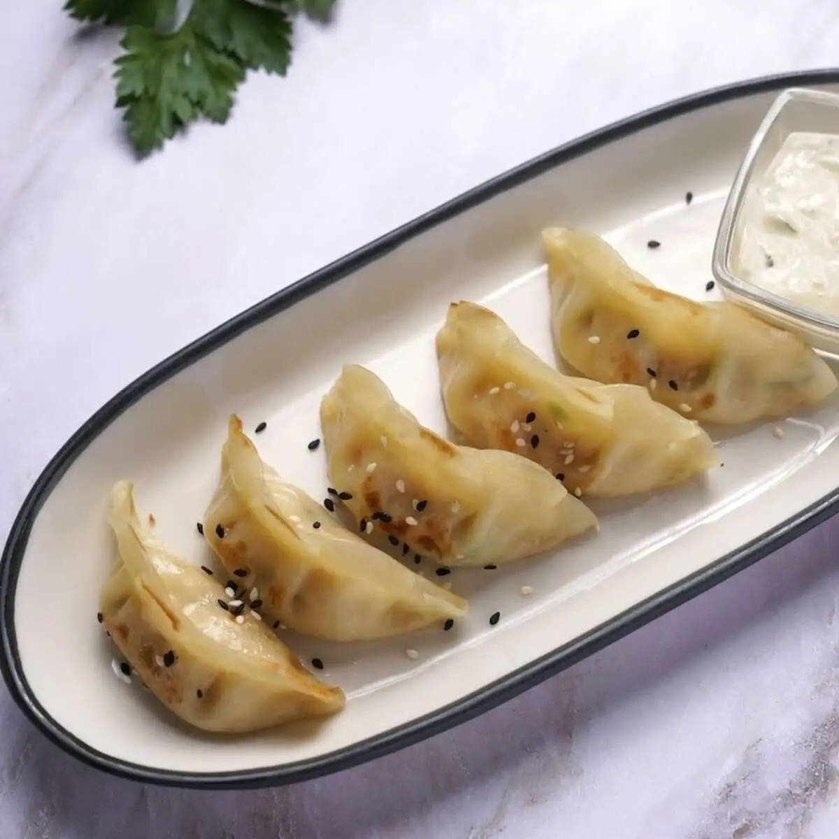 Гедза с креветками