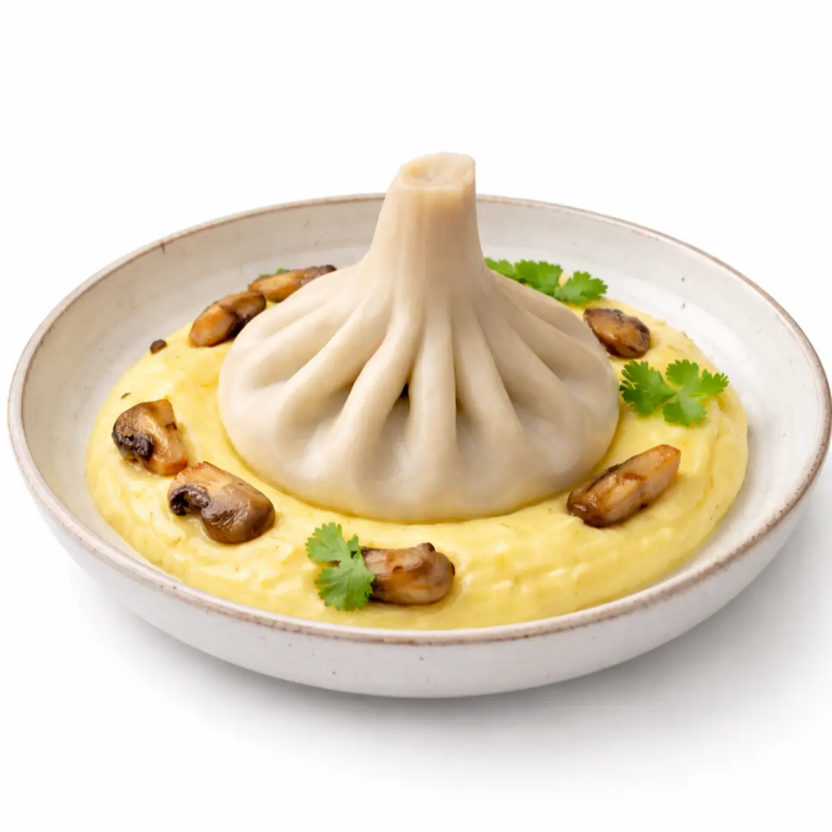 С картофелем и грибами