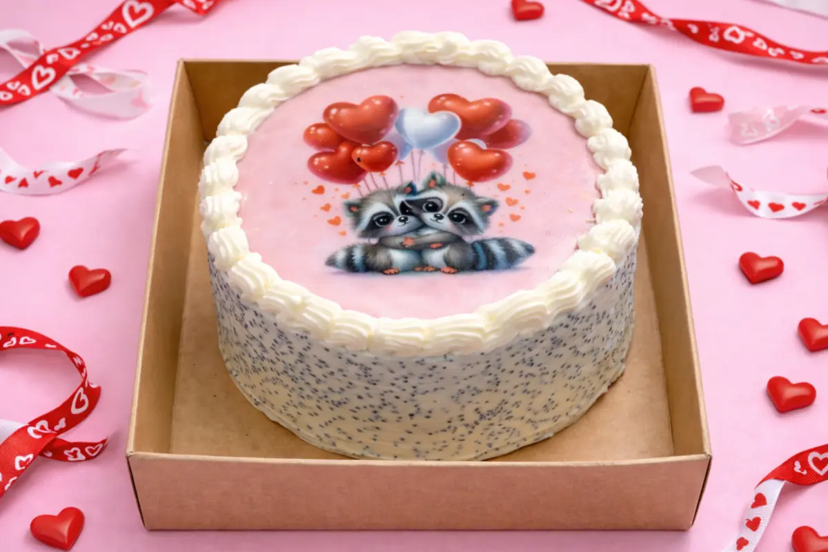 Бенто-торт Клубника со сливками