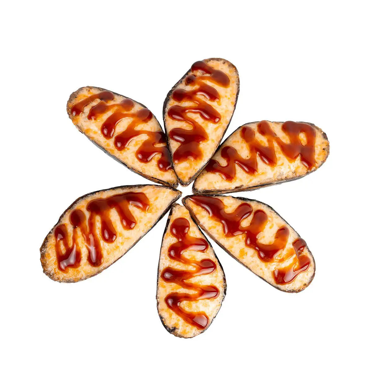  Мидии запеченные в панцире