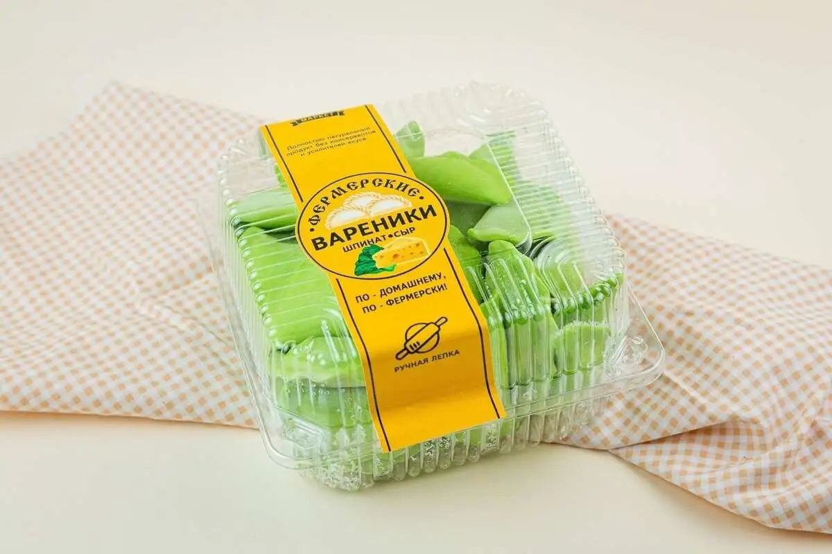 Вареники с сыром и шпинатом