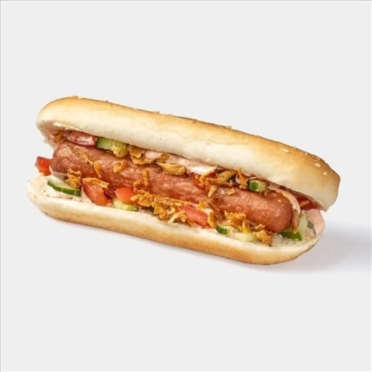 Хот-дог с сосиской