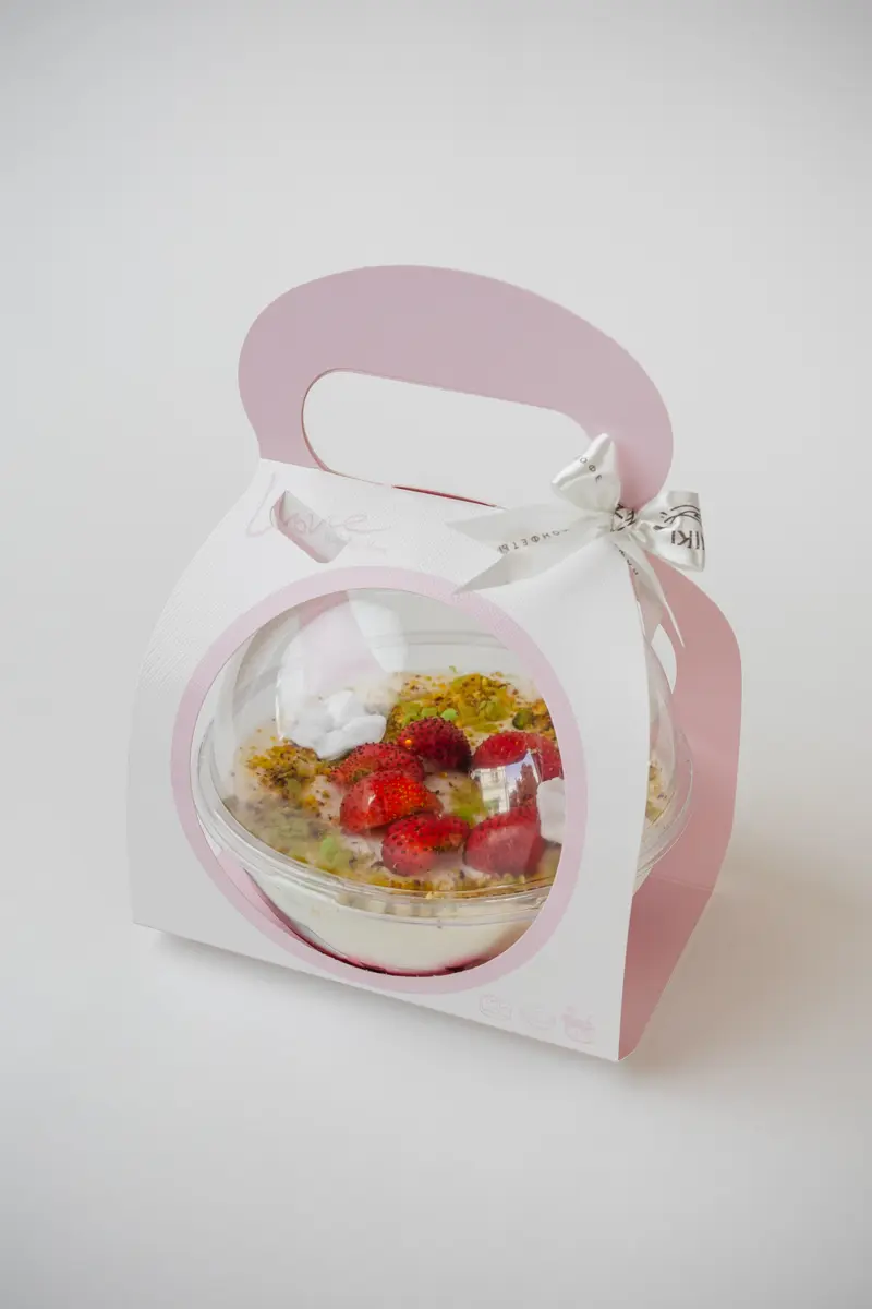 Трайфл фисташка с малиной 