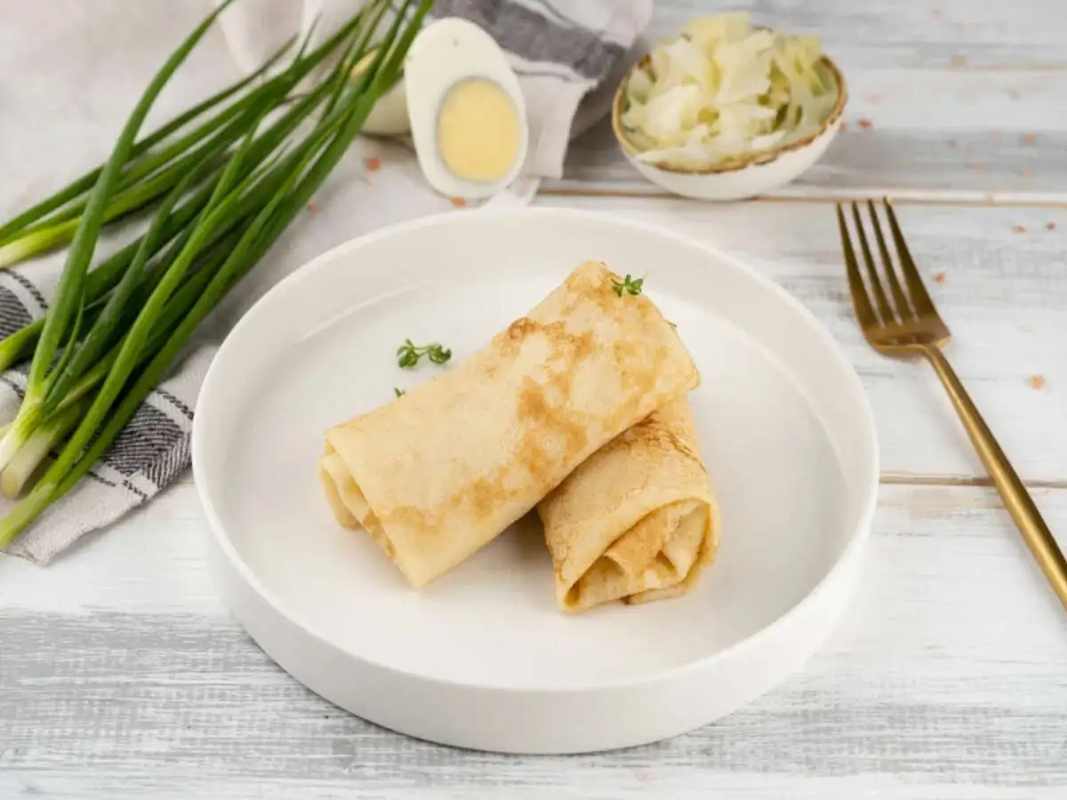 Блинчики с капустой и яйцом СП вес