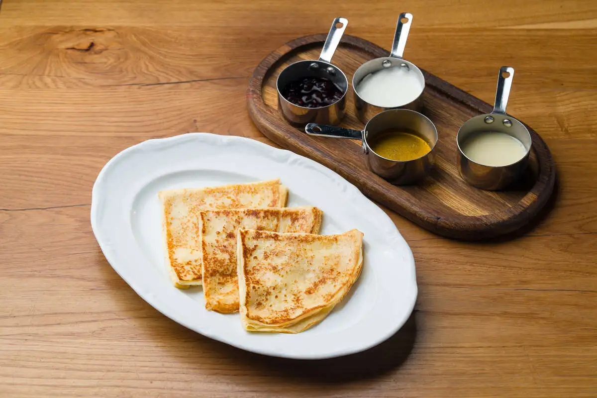 Блины с медом