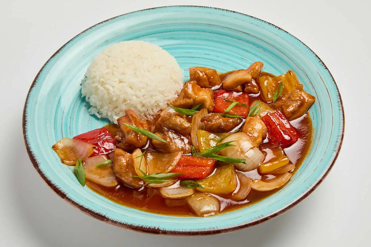 Курица в кисло-сладком соусе