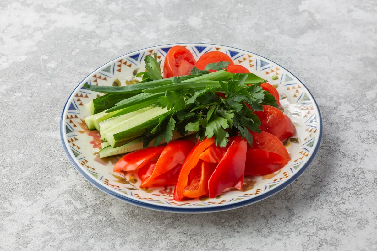 Овощная тарелка